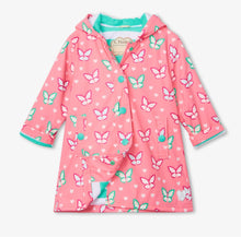Load image into Gallery viewer, Hatley Dainty Butterflies Color Changing Splash Jacket : Size 9/12 Months to 12 Years
