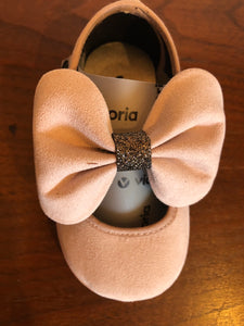 Victoria Baby/Toddler Nubuck MaryJane Shoes