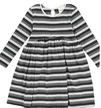 Load image into Gallery viewer, Vignette “Charlie” Striped Dress in Charcoal: Sizes 8 to 16
