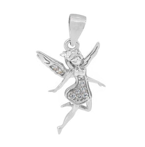 Dainty Child’s Sterling Silver Fairy Necklace: 2 Sizes