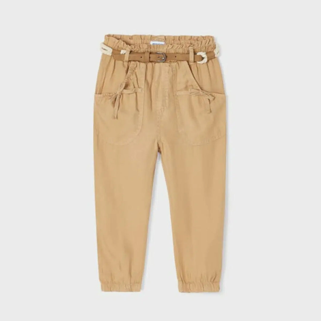 Mayoral Tan Flow Pants: Size 3 to 9 Years