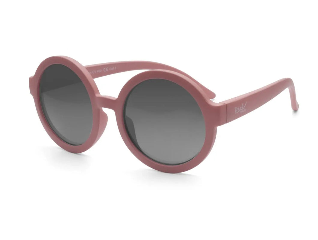 Real Shades “Vibe” Sunglasses in Mauve : Size Toddler 4+