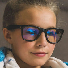 Load image into Gallery viewer, Real Shades “Screen Savers” Eyeglasses in Black Size Kids 7+
