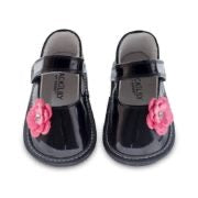 Jack & Little Baby Girl Black Patent MaryJanes in Sizes 6M to 36M