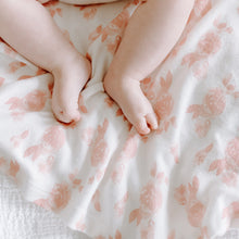 Load image into Gallery viewer, Aden + Anais Snuggle Knit Swaddle Blanket in Rosette
