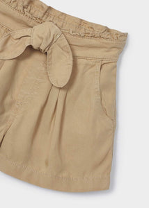 Mayoral Girls Shorts with Bow: Sizes 3 to 8