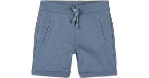 Minymo Boys Cotton Shorts in Steel Blue : Sizes 3 to 10