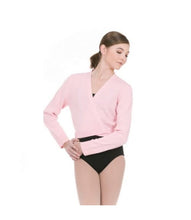 Load image into Gallery viewer, Mondor Long Sleeved Pink Ballet Knot Sweater
