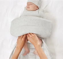 Load image into Gallery viewer, Gunamuna Premium Swaddle Sleepsack In Heather Grey : Size NB to 3M
