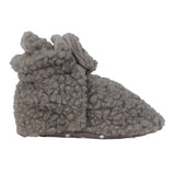 Load image into Gallery viewer, Robeez Sherpa Baby Booties in Grey Blue : Sizes 0/3 to 6/12M
