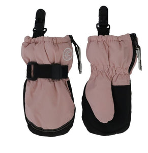 Calikids Waterproof Winter Mittens in Rose: Size 2 to 6 Years