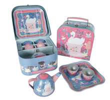 Load image into Gallery viewer, Floss and Rock Enchanted Fairies Tin Tea Set
