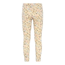 Load image into Gallery viewer, Minymo Girls Floral Leggings in Biscotti: Sizes 2 to 12
