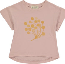 Load image into Gallery viewer, Vignette Peach Flower Sun Cotton Tee: Sizes 2 to 16
