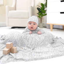 Load image into Gallery viewer, Aden + Anais Snuggle Knit Swaddle Blanket in Zebra Plant
