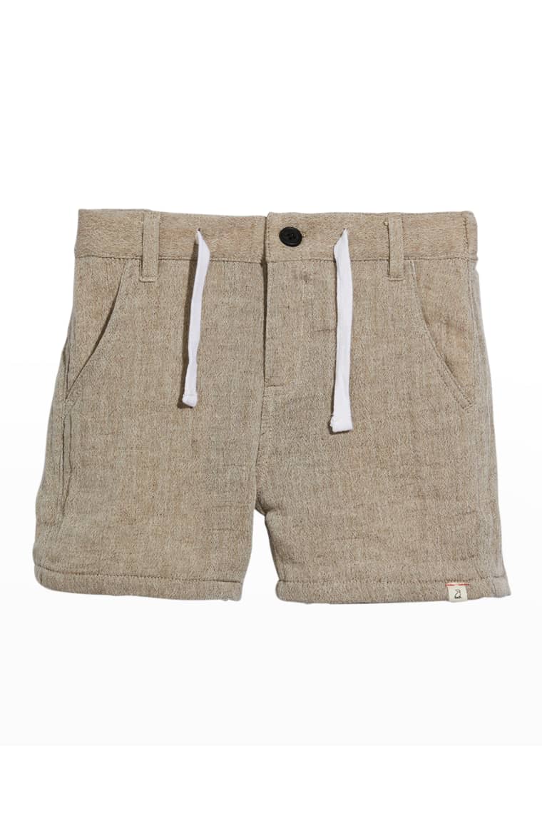 Me & Henry Cotton Gauze Shorts in Sand : Size 7/8 to 16 Years