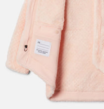 Load image into Gallery viewer, Columbia Sportswear Girls Fire Side Sherpa Long Jacket In Peach Blossom Orchid Size XS and S
