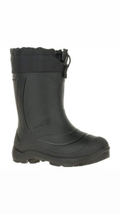 Kamik Snobuster Winter Boot in Black: Toddler Size 8 to Youth Size 6