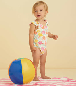 Hatley Citrus Baby Ruffle Swimsuit