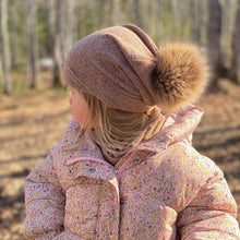 Load image into Gallery viewer, Calikids PomPom Toque In Marled Beige Size Junior And Toddler
