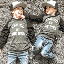 Load image into Gallery viewer, Portage and Main “Raised at the Rink” Sweatshirt in sizes 1 - 8
