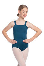 Load image into Gallery viewer, Ainsliewear Square Neck Teal Leotard

