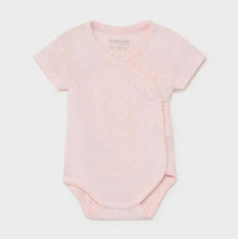 Load image into Gallery viewer, Mayoral Pointelle Short Sleeved Onesie in Light Pink : Sizes NB to 18m
