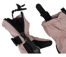 Load image into Gallery viewer, Calikids Waterproof Winter Mittens in Rose: Size 2 to 6 Years
