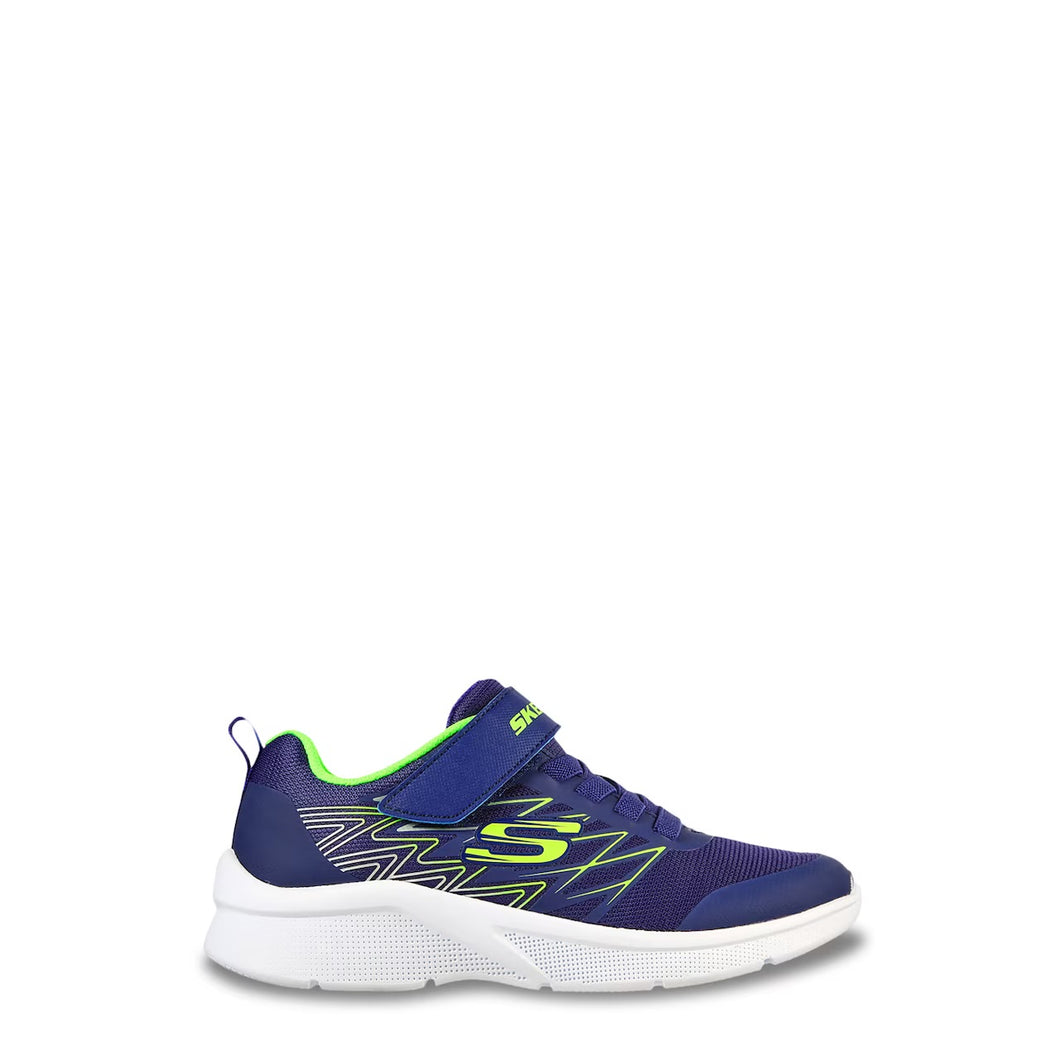 Skechers Toddler “Texlor” Navy and Lime Green Sneakers : Size 5 to 10 Toddler