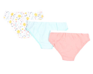 Nano Girls 3 Pack “Spring Flowers” Underwear : Size 2/3 to 10/12