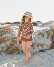 Load image into Gallery viewer, Rylee and Cru “Wild Floral” Rashguard Set : Size 2/3 to 6/7 Years
