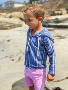 Me & Henry Multi Coloured Gauze Beach Hoodie : Sizes 2/3 to  9/10 Years