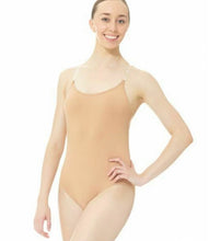Load image into Gallery viewer, Mondor Nude Body Liner #11813 with Adjustable Clear Straps
