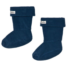 Load image into Gallery viewer, Hatley Fleece Boot Liners (Dark Navy Blue) : Size XS to LG (7/8 to 1/3)
