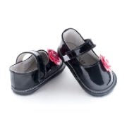 Load image into Gallery viewer, Jack &amp; Little Baby Girl Black Patent MaryJanes in Sizes 6M to 36M
