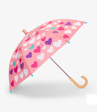 Load image into Gallery viewer, Hatley Colourful Hearts Colour Changing Umbrella
