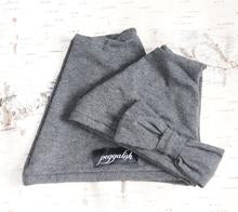 Load image into Gallery viewer, Peggalish Bamboo Cotton Beanie in Charcoal : Sizes NB to Adult
