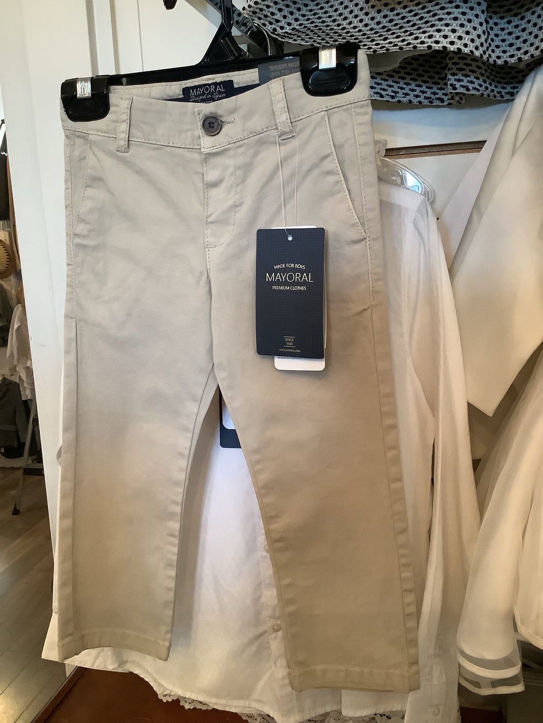 Mayoral Boys Chinos in Tan : Sizes 2 to 9 Years