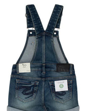 Load image into Gallery viewer, Silver Jeans Co Girls Denim Shortie Overalls
