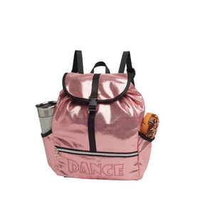 Danshuz Pink Metallic Dance Backpack