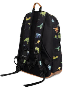 Deux Par Deux Boys Backpack With Printed Dinosaurs One Size