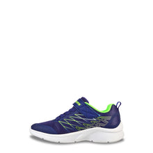 Load image into Gallery viewer, Skechers Toddler “Texlor” Navy and Lime Green Sneakers : Size 5 to 10 Toddler
