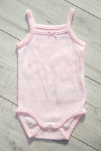 Load image into Gallery viewer, Mayoral Spaghetti Strap Pointelle Onesie :  2 COLOUR Choices
